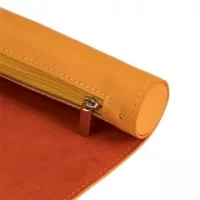 Gold Leather Foldable Dice Mat - The Dice Emporium