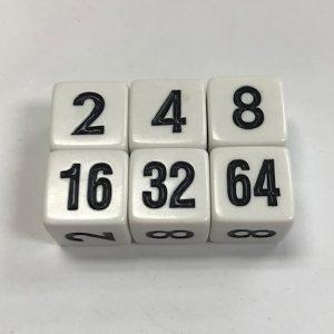 Backgammon Doubling Cube Dice - DiceEmporium.com