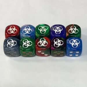 Biohazard d6 Dice - DiceEmporium.com