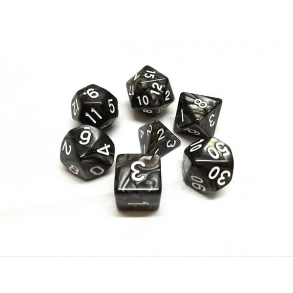 Black Pearl Dice Set - DiceEmporium.com