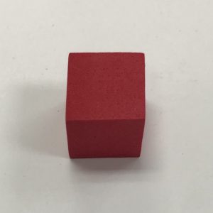 Blank Foam Dice Red 16mm - DiceEmporium.com