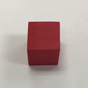 Blank Foam Dice Red 16mm - DiceEmporium.com