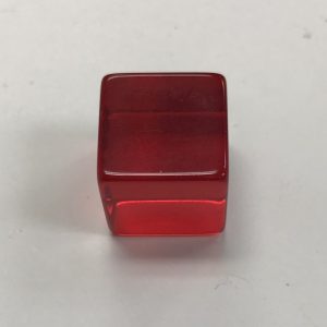 Blank Transparent 16mm Dice Red - DiceEmporium.com