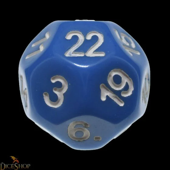 Blue D22 Dice