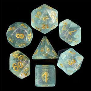 Blue Iridescent Dice Set - DiceEmporium.com