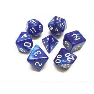 Blue Pearl Dice Set - DiceEmporium.com