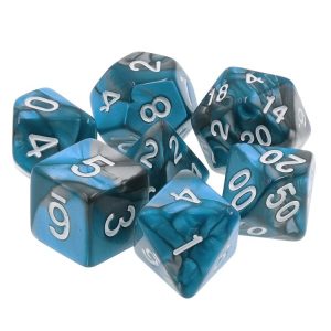 Blue Steel 7 Die Set - DiceEmporium.com