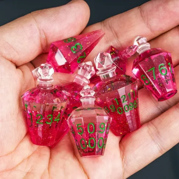 Handmade Magic Potion Bottle Pink - Dice Emporium
