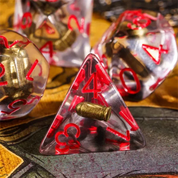 Bullet Dice 7-die set - Dice Emporium