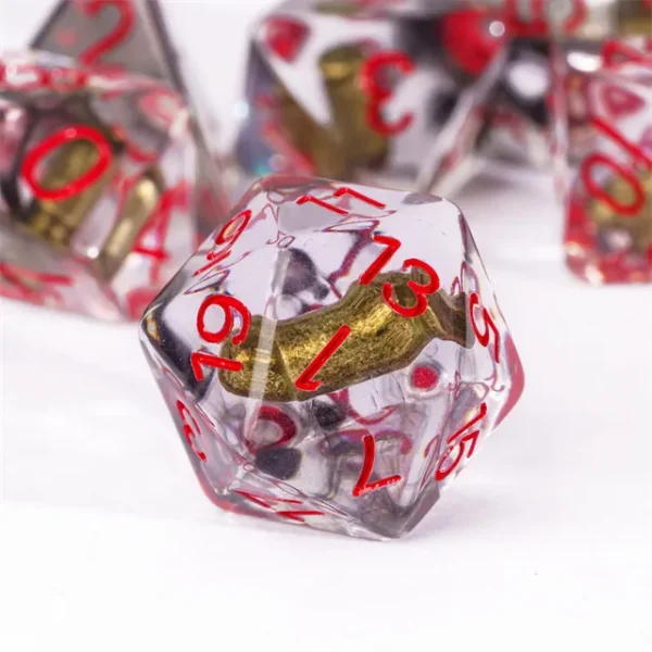 Bullet Dice 7-die set - Dice Emporium