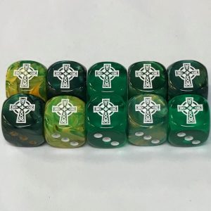 Celtic Cross d6 Dice - DiceEmporium.com