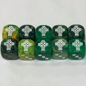 Celtic Cross d6 Dice - DiceEmporium.com