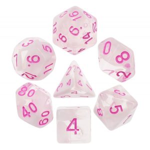 Cloudy Passion 7 Die Set - DiceEmporium.com