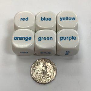 Color Word Dice - DiceEmporium.com