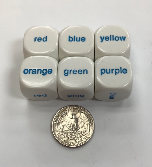 Color Word Dice - DiceEmporium.com