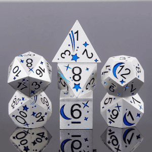 Blue Comet 7-die set - dice emporium