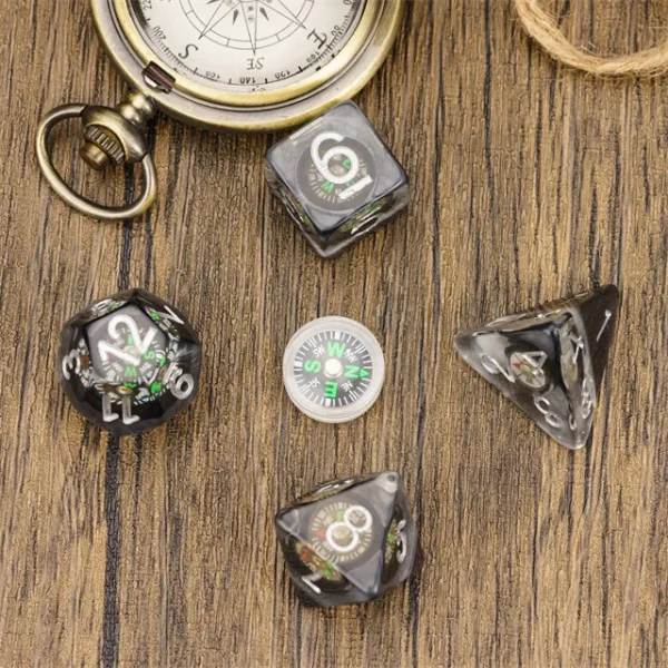 Compass Dice 7-die set - Dice Emporium