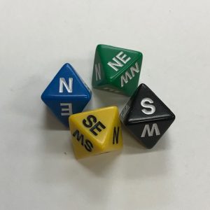 8 Sided Compass Dice - DiceEmporium.com