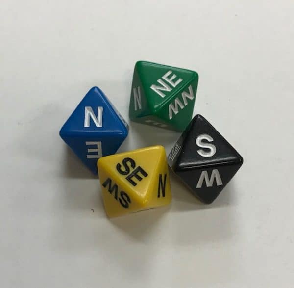 8 Sided Compass Dice - DiceEmporium.com