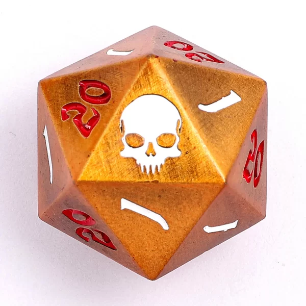 Critical d20 gold - Dice Emporium