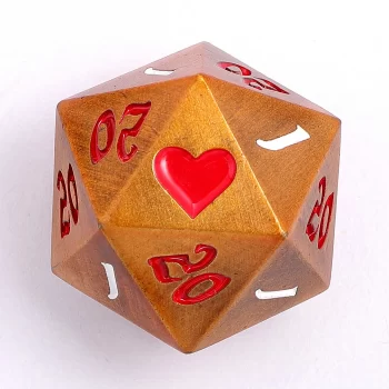 Critical d20 gold - Dice Emporium