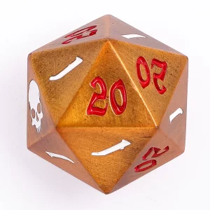 Critical d20 gold - Dice Emporium