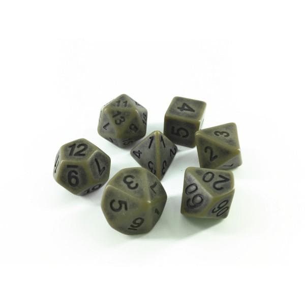 Cyan Ancient Dice Set - DiceEmporium.com