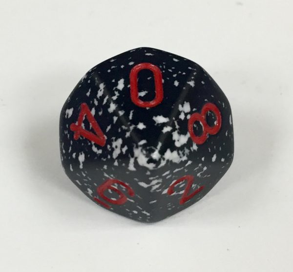 10 Sided Space Speckled Dice