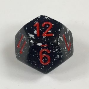 12 Sided Space Speckled Dice
