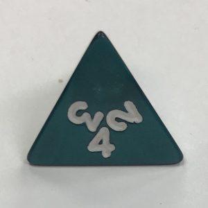 d4 Pearl Teal Koplow Dice - DiceEmporium.com