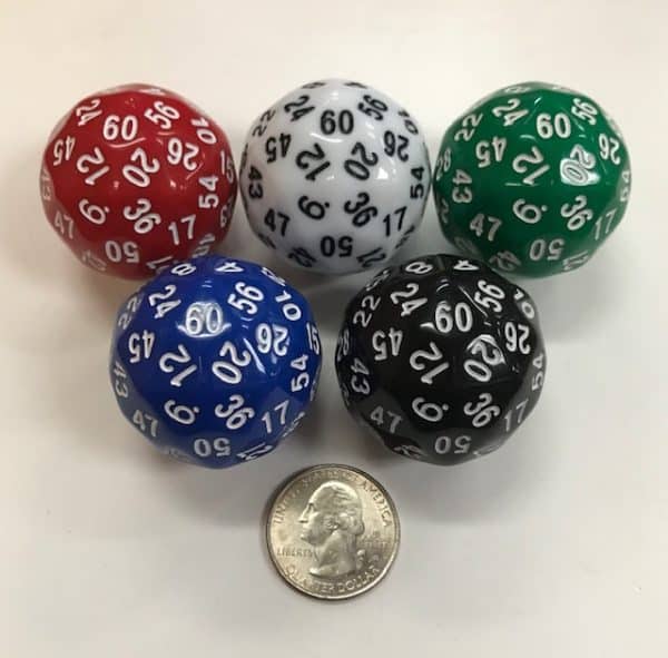 D60 Jumbo Die Koplow - 60 Sided- DiceEmporium.com