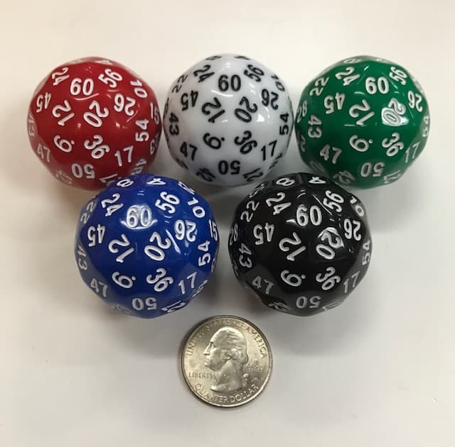 D60 Jumbo Die Koplow - 60 Sided- DiceEmporium.com