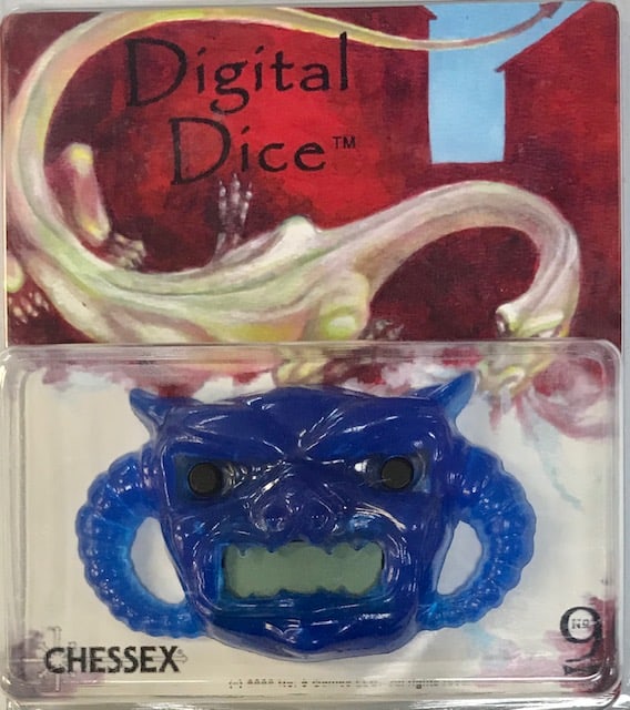 Electronic Digital Dice Blue - DiceEmporium.com