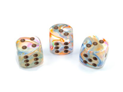 festivevibrantbrown16mm - dice emporium