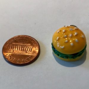Flat Back Hamburger Charm