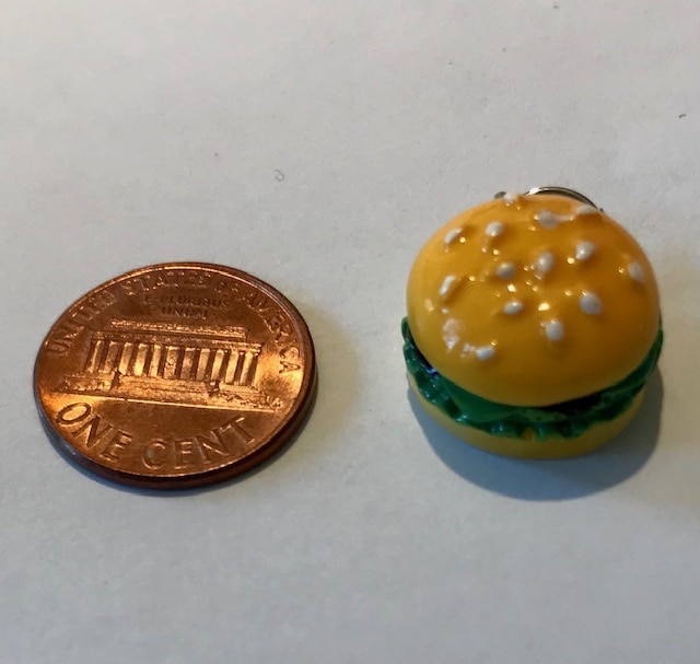 Flat Back Hamburger Charm
