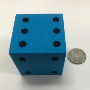 2 inch Foam Dice Blue - DiceEmporium.com