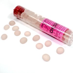 Pink Frosted Glass Stones - Dice Emporium