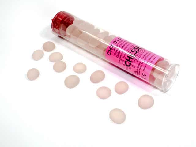 Pink Frosted Glass Stones - Dice Emporium