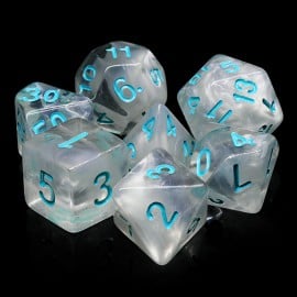 Frozen Heart 7 Die Set - DiceEmporium.com