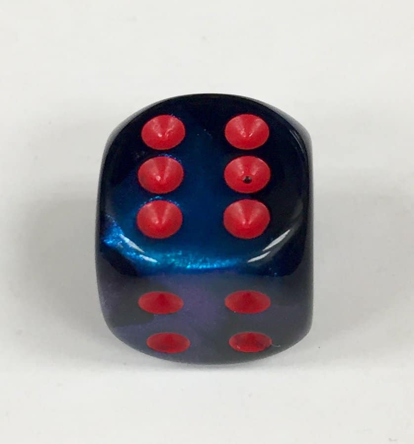 16mm 6 Sided Gemini Dice (d6) from Chessex