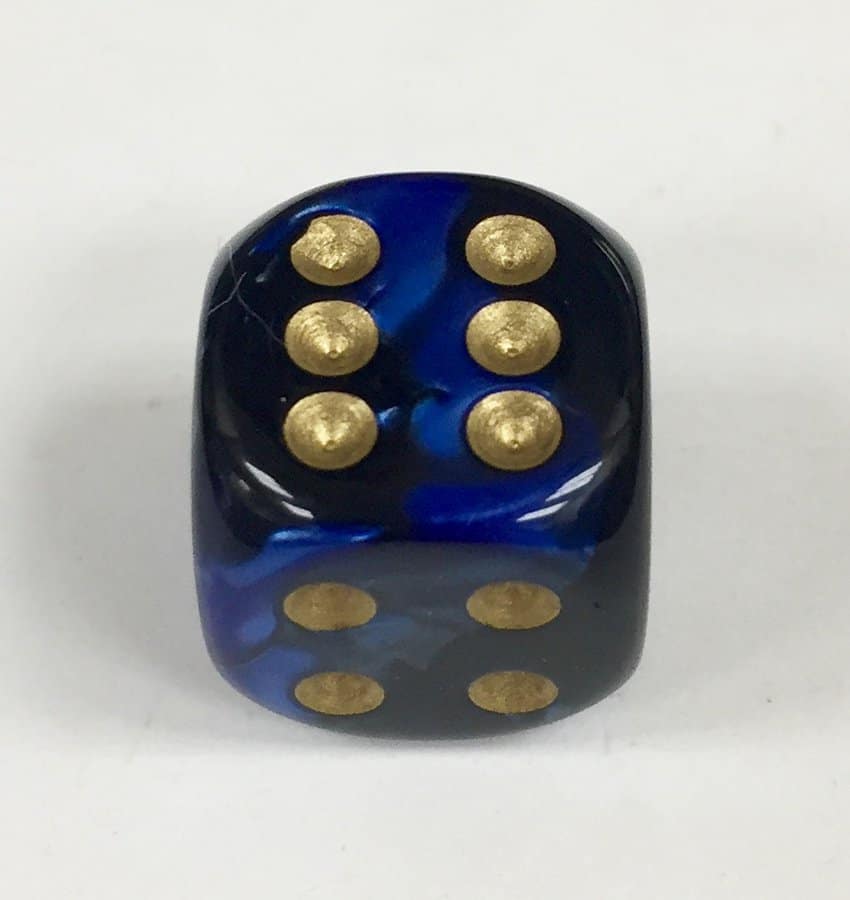 16mm 6 Sided Gemini Dice (d6) from Chessex