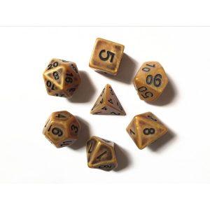 Gold Ancient Dice Set - DiceEmporium.com