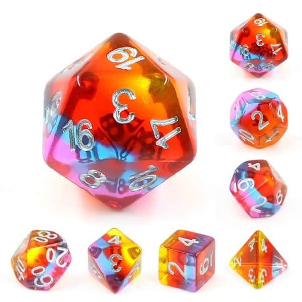 Golden Time 7 die set - DiceEmporium.com