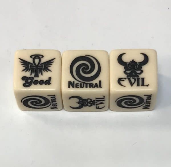 Good Evil d6 Dice - DiceEmporium.com