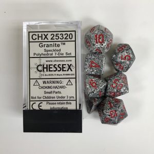 4 Sided Granite Speckled Dice