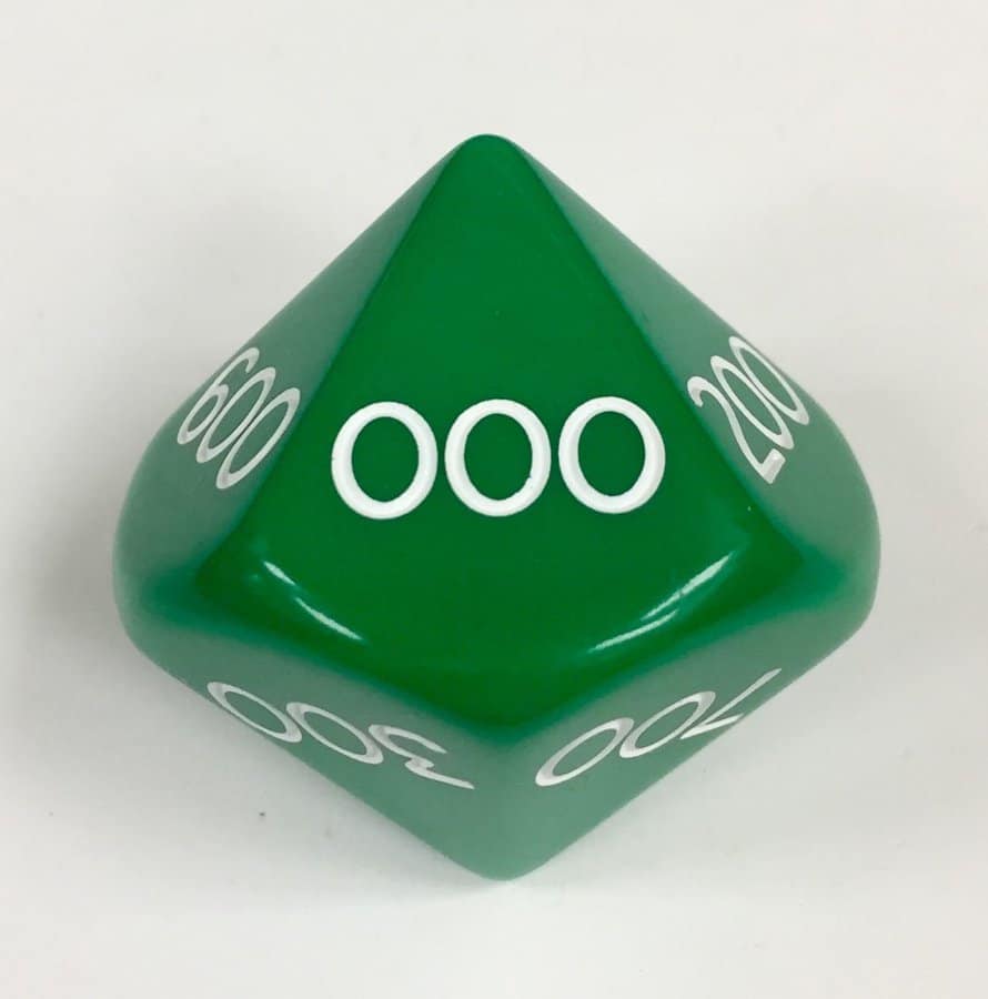 Hundreds Jumbo Place Value d10 Dice