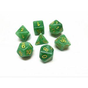 Green Jade Dice Set - DiceEmporium.com