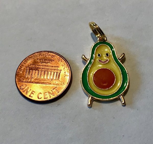 Happy Avocado Charm