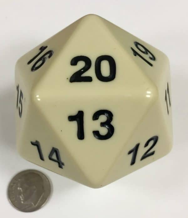 55mm Ivory Jumbo Die Product Number 11664